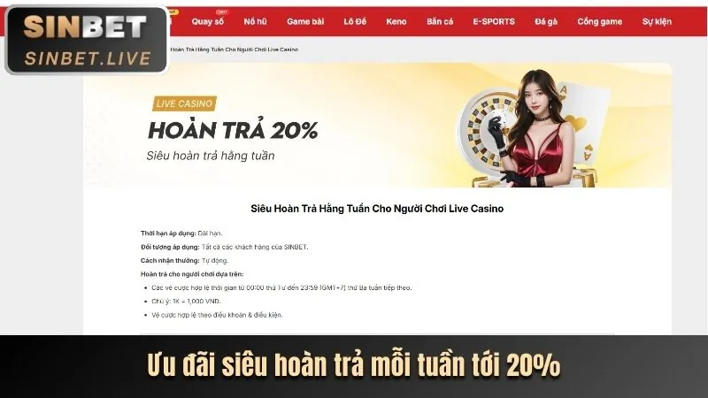 Hoàn trả không giới hạn j33